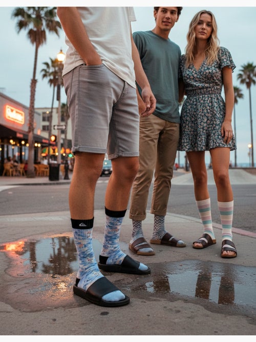 Quiksilver Pack de calcetines para hombre Crew LONG Lifestyle Pack de 2 pares - Kiabi