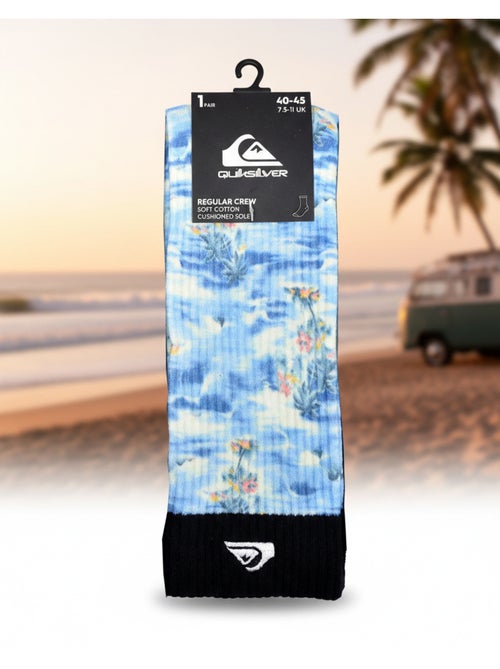 Quiksilver Pack de calcetines para hombre Crew LONG Lifestyle Pack de 2 pares - Kiabi