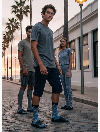 Quiksilver Pack de calcetines para hombre Crew LONG Lifestyle Pack de 2 pares