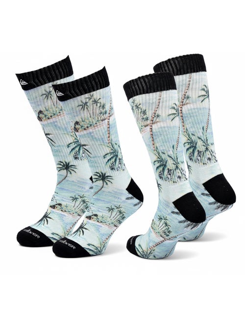Quiksilver Pack de calcetines para hombre Crew LONG Lifestyle Pack de 2 pares - Kiabi