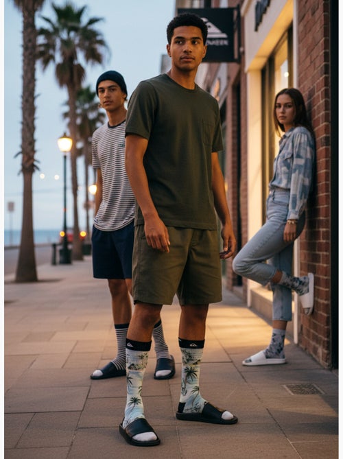 Quiksilver Pack de calcetines para hombre Crew LONG Lifestyle Pack de 2 pares - Kiabi