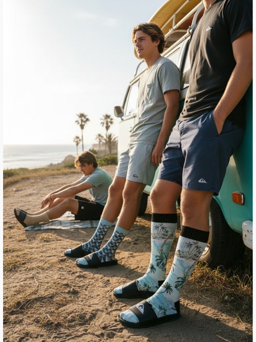 Quiksilver Pack de calcetines para hombre Crew LONG Lifestyle Pack de 2 pares - Kiabi