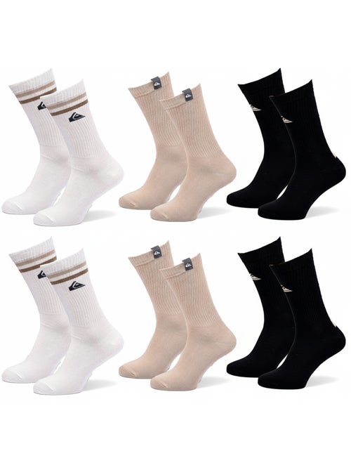 Quiksilver Pack de calcetines para hombre Crew Lote de 6 pares Regular Lifestyle - Kiabi