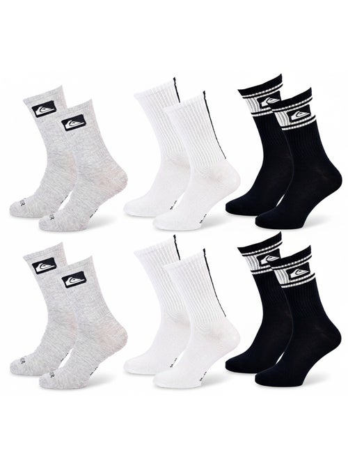 Quiksilver Pack de calcetines para hombre Crew Lote de 6 pares Regular Lifestyle - Kiabi