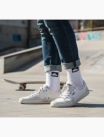 Quiksilver Pack de calcetines para hombre Crew Lote de 6 pares Regular Lifestyle