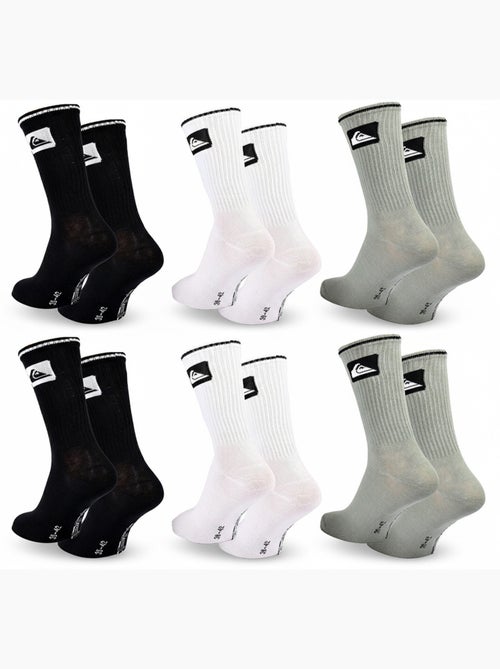 Quiksilver Pack de calcetines para hombre Crew Lote de 6 pares Regular Lifestyle - Kiabi