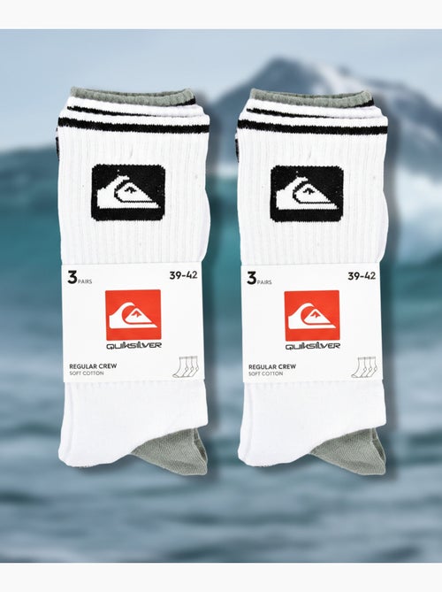 Quiksilver Pack de calcetines para hombre Crew Lote de 6 pares Regular Lifestyle - Kiabi