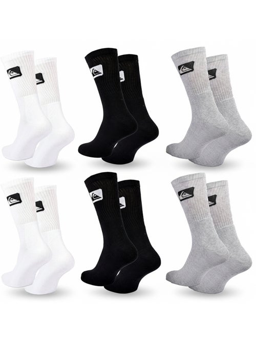 Quiksilver Pack de calcetines para hombre Crew Lote de 6 pares Sport Cushioned - Kiabi