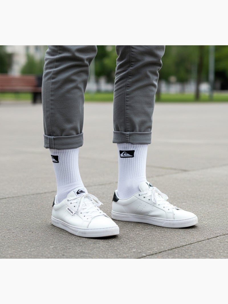 Quiksilver Pack de calcetines para hombre Crew Lote de 6 pares Sport Cushioned Blanco - Kiabi