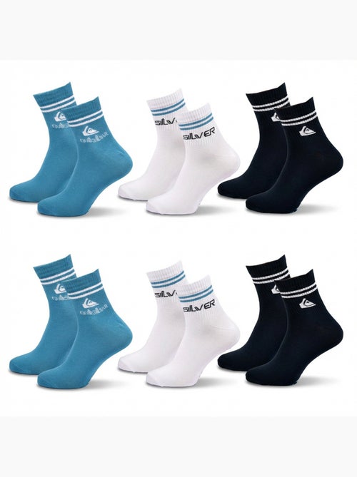 Quiksilver Pack de calcetines para hombre QUARTER Lote de 6 pares Deporte - Kiabi