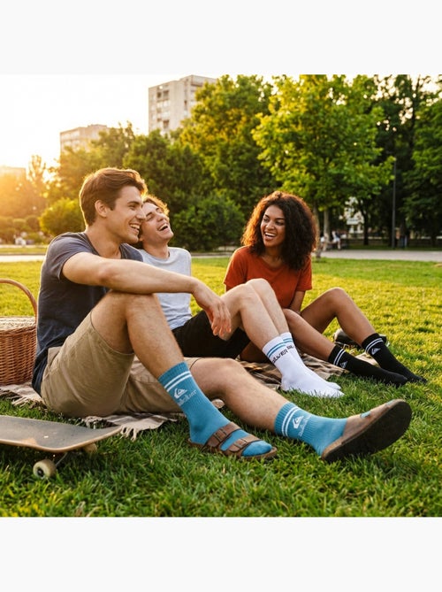 Quiksilver Pack de calcetines para hombre QUARTER Lote de 6 pares Deporte - Kiabi