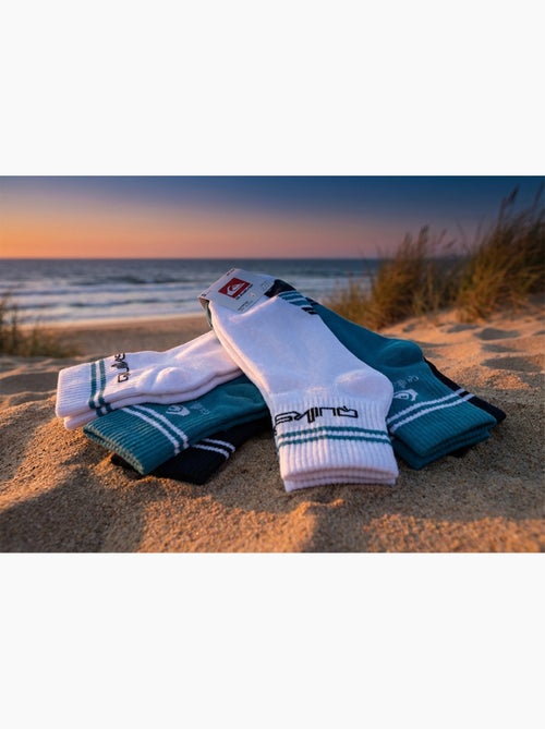 Quiksilver Pack de calcetines para hombre QUARTER Lote de 6 pares Deporte - Kiabi