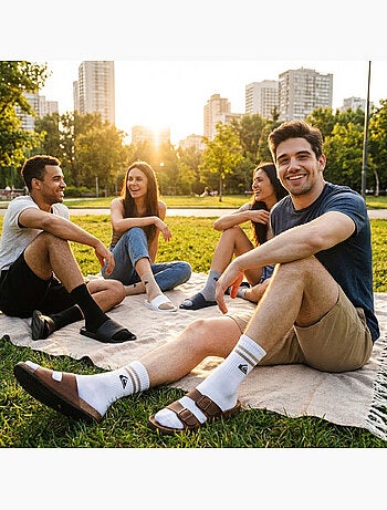 Quiksilver Pack de calcetines para hombre QUARTER Lote de 6 pares Deporte