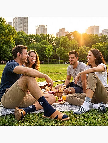 Quiksilver Pack de calcetines para hombre QUARTER Lote de 6 pares Deporte