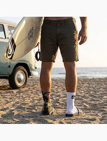 Quiksilver Pack de calcetines para hombre QUARTER Lote de 6 pares Deporte