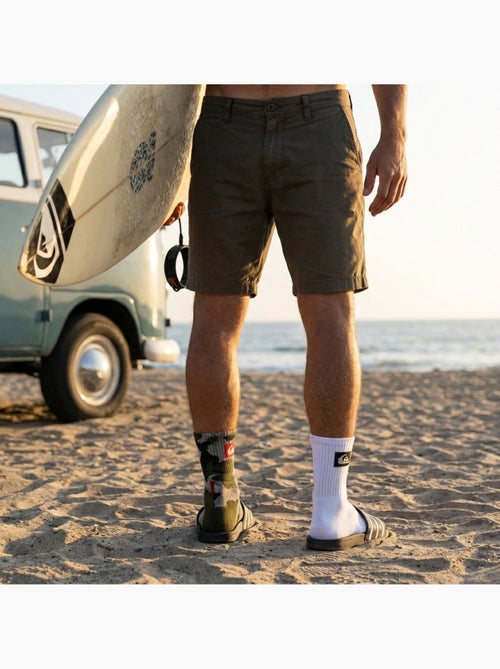 Quiksilver Pack de calcetines para hombre QUARTER Lote de 6 pares Deporte - Kiabi