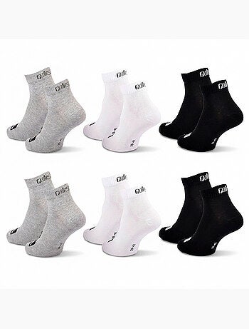 Quiksilver Pack de calcetines para hombre QUARTER Lote de 6 pares Deporte