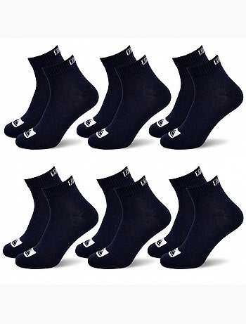 Quiksilver Pack de calcetines para hombre QUARTER Lote de 6 pares Deporte