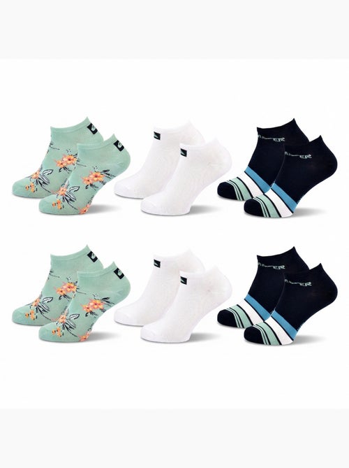 Quiksilver Pack de calcetines para hombre SNEAKER Lote de 6 pares Deporte - Kiabi