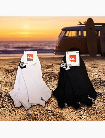 Quiksilver Pack de calcetines para hombre SNEAKER Lote de 6 pares Deporte