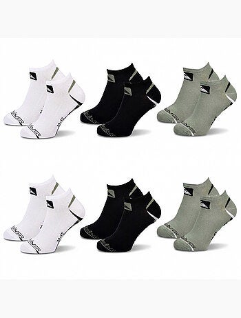 Quiksilver Pack de calcetines para hombre SNEAKER Lote de 6 pares Deporte