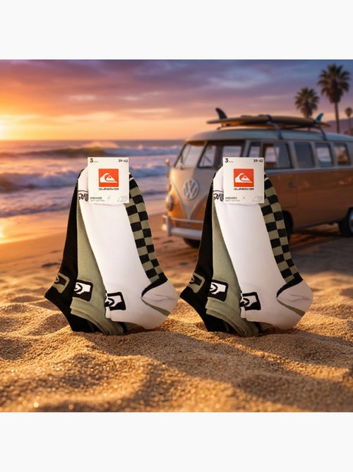 Quiksilver Pack de calcetines para hombre SNEAKER Lote de 6 pares Deporte - Kiabi