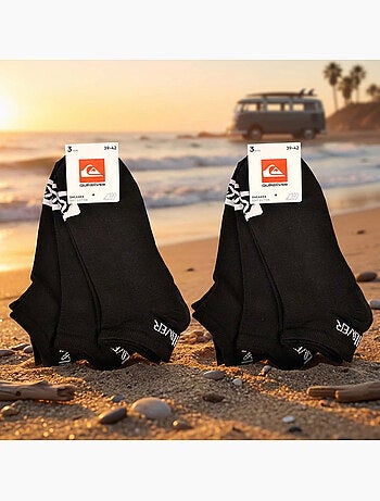 Quiksilver Pack de calcetines para hombre SNEAKER Lote de 6 pares Deporte