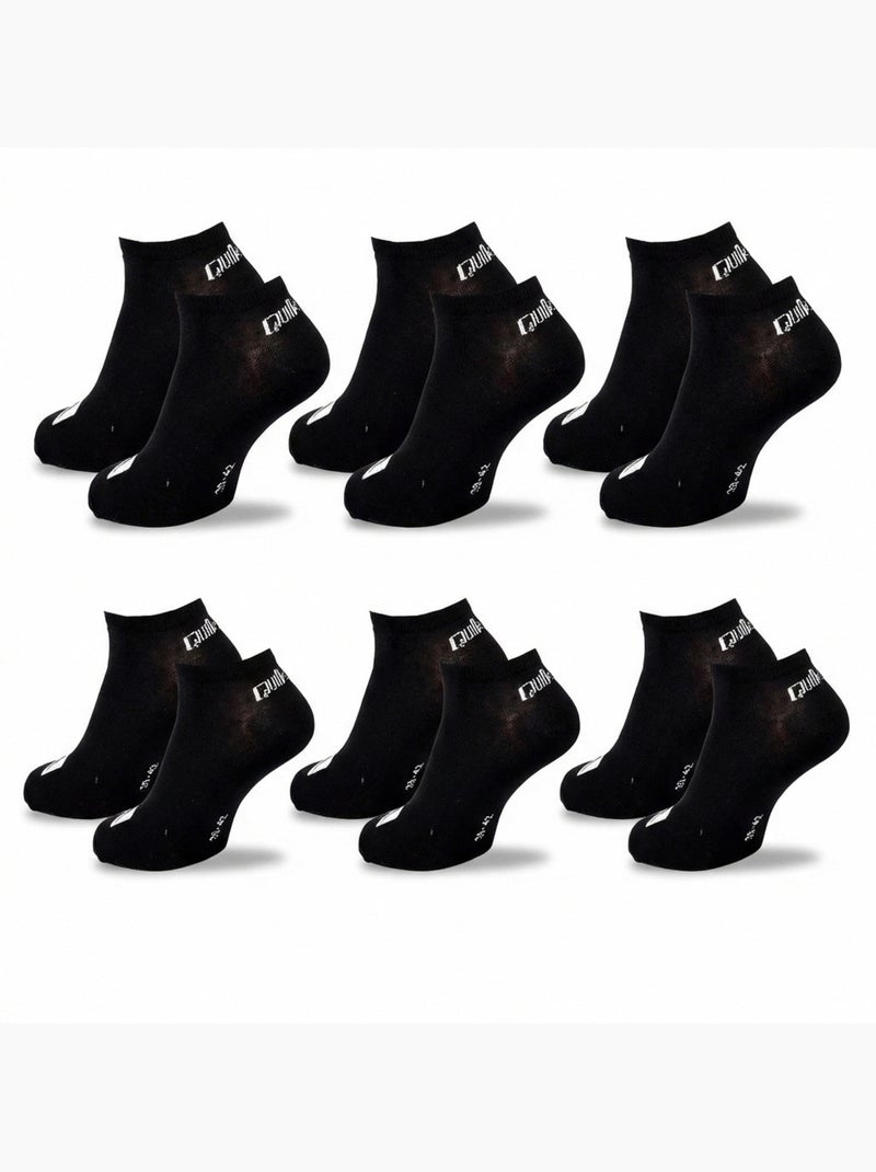 Quiksilver Pack de calcetines para hombre SNEAKER Lote de 6 pares Deporte Negro - Kiabi