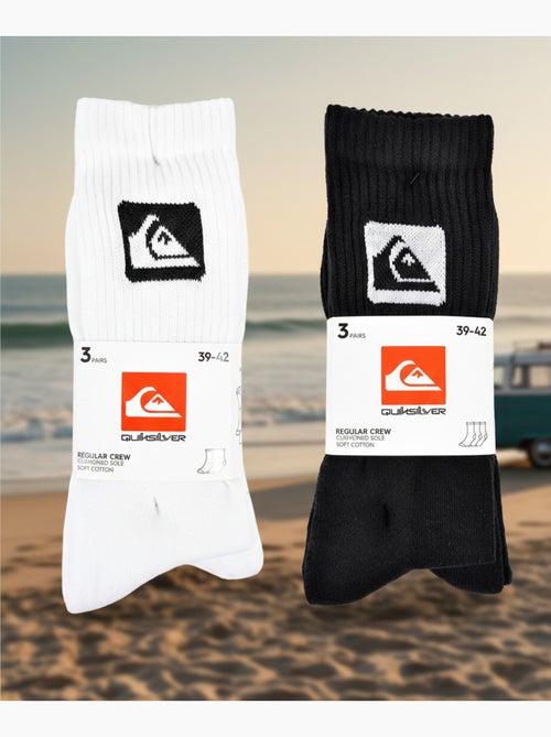 Quiksilver Pack de calcetines para niños Crew Lote de 6 pares Sport Cushioned - Kiabi