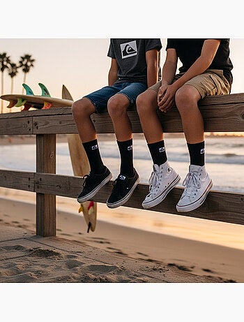 Quiksilver Pack de calcetines para niños Crew Lote de 6 pares Sport Cushioned