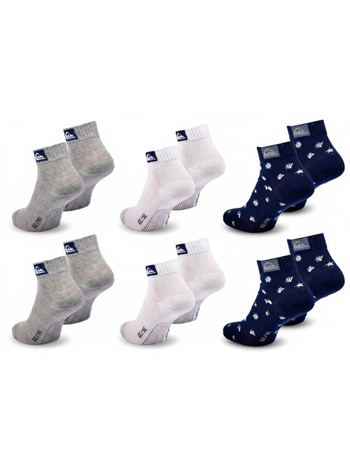 Quiksilver Pack de calcetines para niños QUARTER Lote de 6 pares Deporte - Kiabi