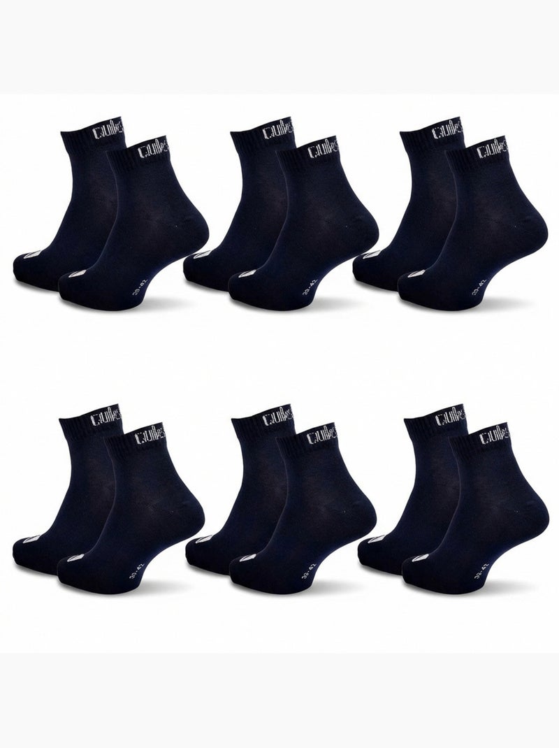 Quiksilver Pack de calcetines para niños QUARTER Lote de 6 pares Deporte Negro - Kiabi
