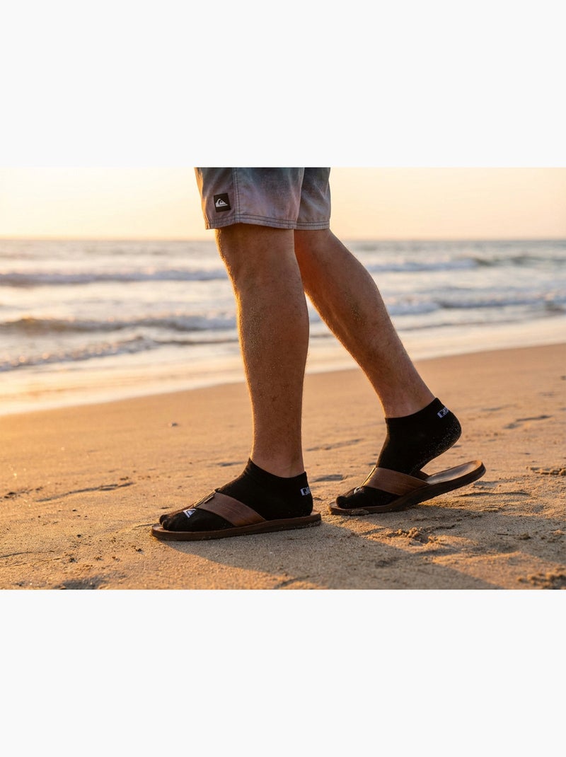 Quiksilver Pack de calcetines para niños SNEAKER Lote de 6 pares Deporte Blanco Negro - Kiabi