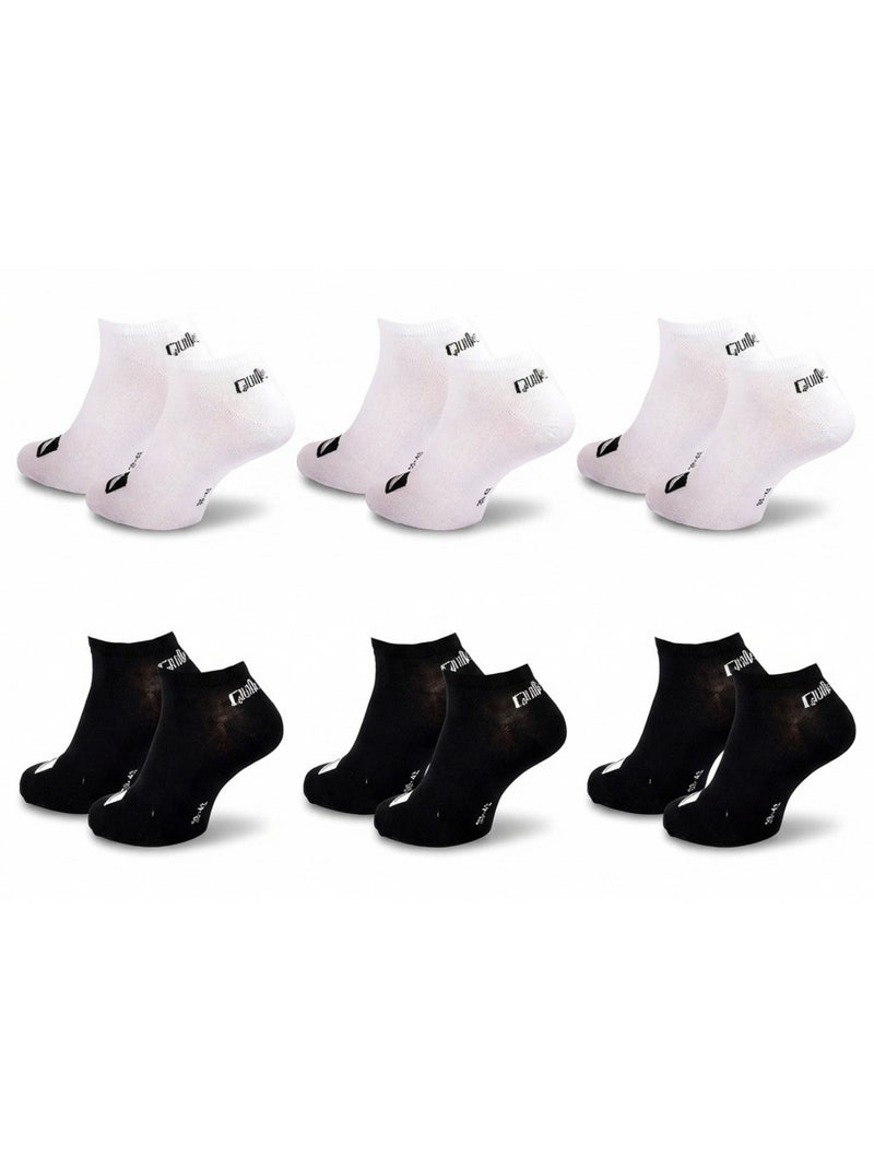 Quiksilver Pack de calcetines para niños SNEAKER Lote de 6 pares Deporte Blanco Negro - Kiabi