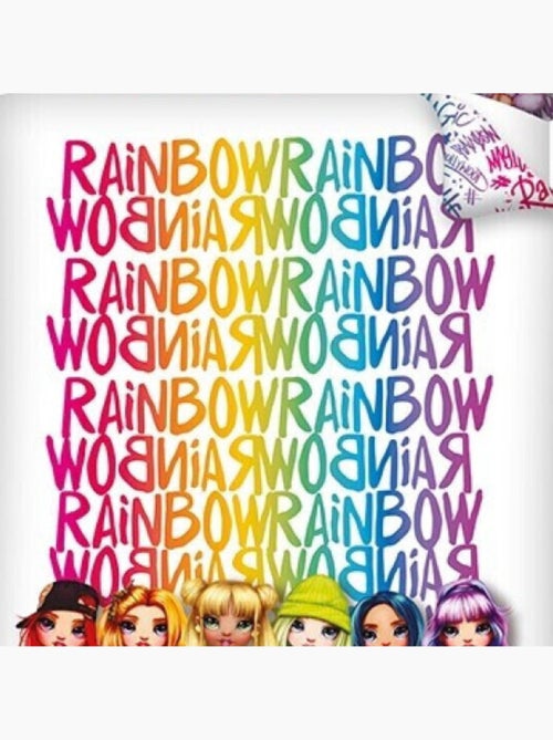 Rainbow High, Juego de sábanas infantil estampado reversible polialgodón - Kiabi Rainbow High, Juego de sábanas infantil estampado reversible polialgodón - Kiabi