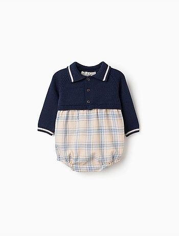 Ranita combinada con estampado a cuadros