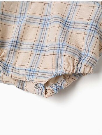 Ranita combinada con estampado a cuadros