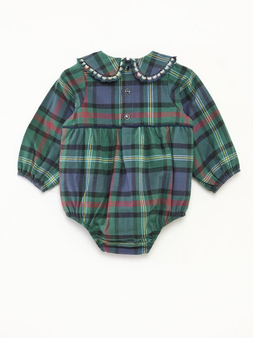 Ranita corta en franela de algodón - Kiabi