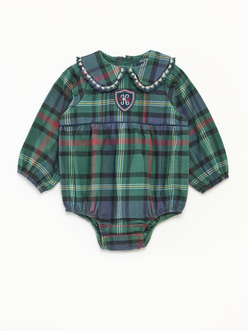 Ranita corta 'Kiabi & Catherine Painvin' en franela de algodón - Kiabi Ranita corta 'Kiabi & Catherine Painvin' en franela de algodón - Kiabi