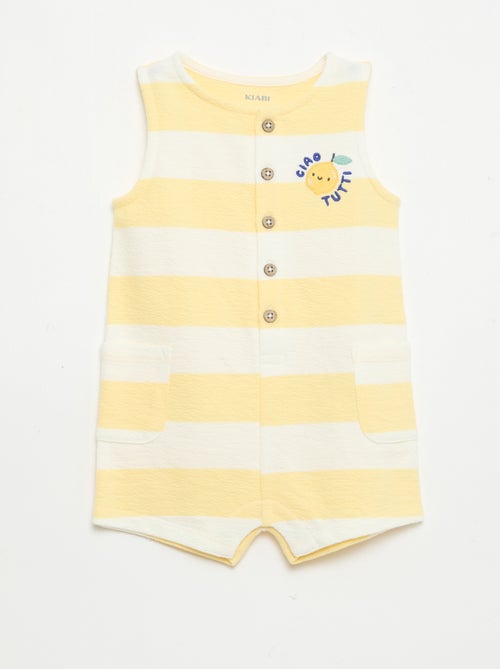Ranita de baby Terry a cuadros - Kiabi