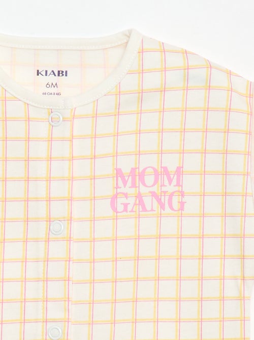 Ranita de manga corta con estampado - Kiabi