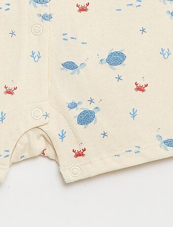 Ranita de manga corta con estampado