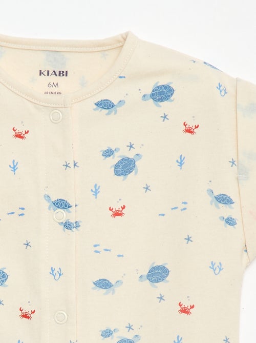 Ranita de manga corta con estampado - Kiabi