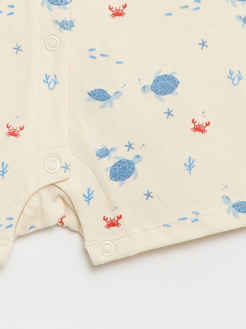 Ranita de manga corta con estampado - Kiabi
