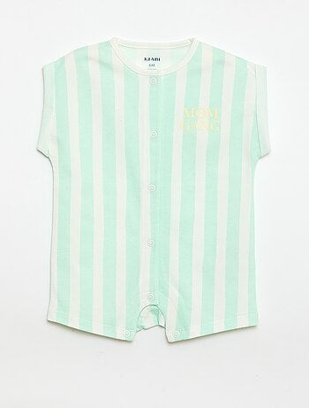 Ranita de manga corta con estampado