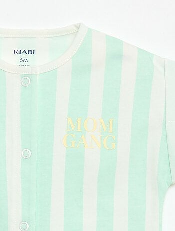 Ranita de manga corta con estampado