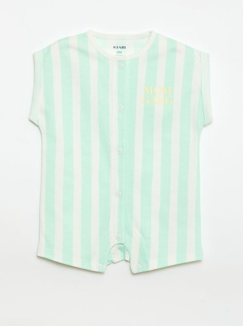 Ranita de manga corta con estampado - Kiabi