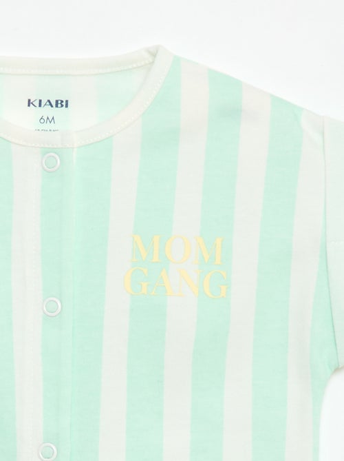 Ranita de manga corta con estampado - Kiabi