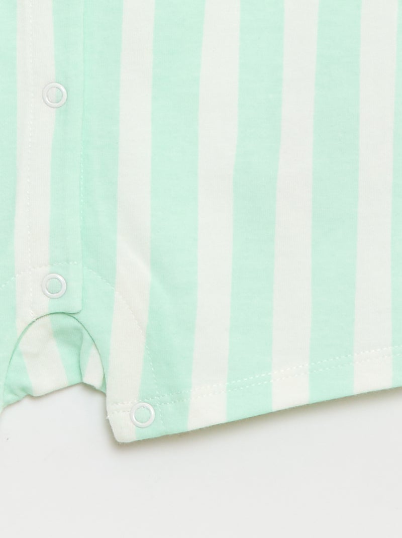 Ranita de manga corta con estampado Verde - Kiabi