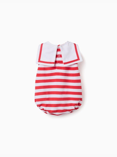 Ranita de punto a rayas con cuello marinero - Kiabi